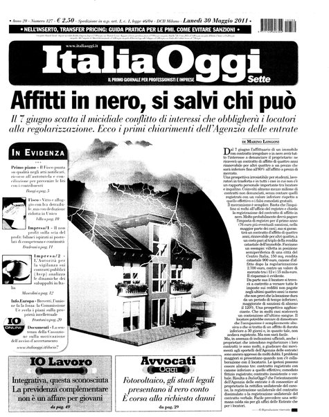 Italia oggi : quotidiano di economia finanza e politica